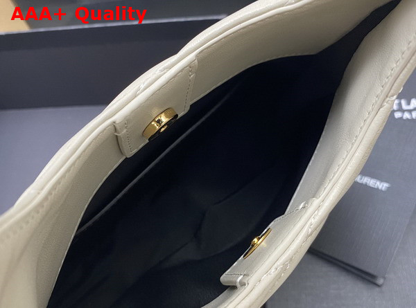 Saint Laurent Sade Hobo in Blanc Vintage Lambskin Replica