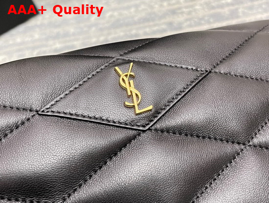 Saint Laurent Sade Puffer Envelope Clutch in Black Lambskin Replica