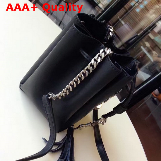 Saint Laurent Small Bucket Bag in Black Calfskin Replica