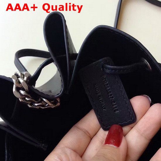 Saint Laurent Small Bucket Bag in Black Calfskin Replica