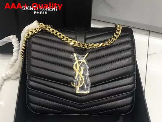 Saint Laurent Small Soft Sulpice Chain Bag in Quilted Black Leather Replica