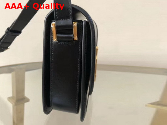 Saint Laurent Solferino Medium Satchel in Box Saint Laurent Leather Black Replica