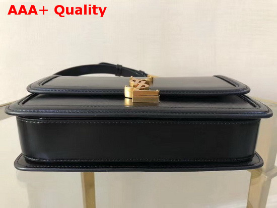 Saint Laurent Solferino Medium Satchel in Box Saint Laurent Leather Black Replica