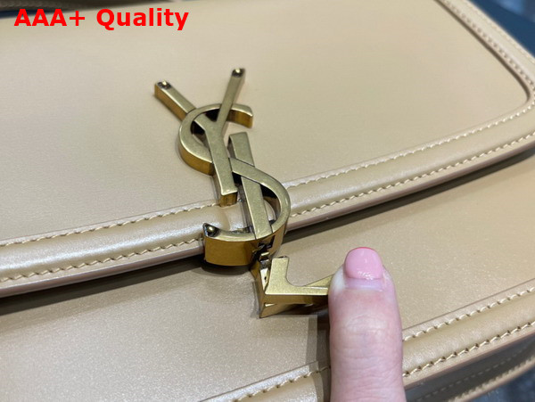 Saint Laurent Solferino Medium Satchel in Box Saint Laurent Leather Light Vanilla Replica