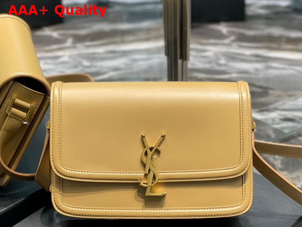 Saint Laurent Solferino Medium Satchel in Box Saint Laurent Leather Light Vanilla Replica