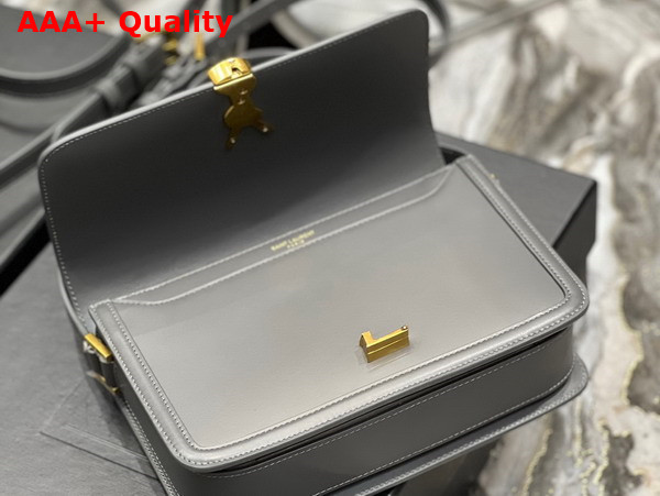 Saint Laurent Solferino Medium Satchel in Box Saint Laurent Leather Storm Replica