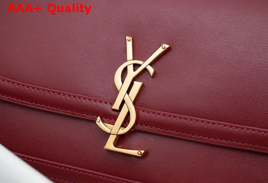 Saint Laurent Solferino Medium Satchel in Red Box Saint Laurent Leather Replica