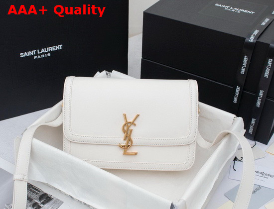 Saint Laurent Solferino Medium Satchel in White Box Saint Laurent Leather Replica