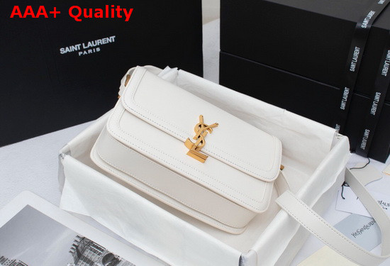 Saint Laurent Solferino Medium Satchel in White Box Saint Laurent Leather Replica