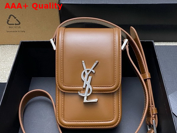 Saint Laurent Solferino Mini Bag in Smooth Leather Fox Replica