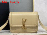 Saint Laurent Solferino Small Satchel in Box Saint Laurent Leather Beige Replica