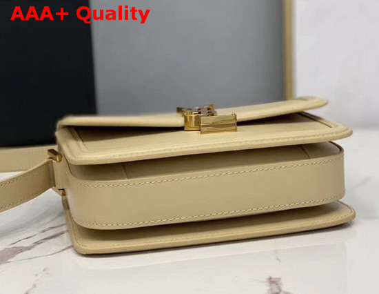 Saint Laurent Solferino Small Satchel in Box Saint Laurent Leather Beige Replica