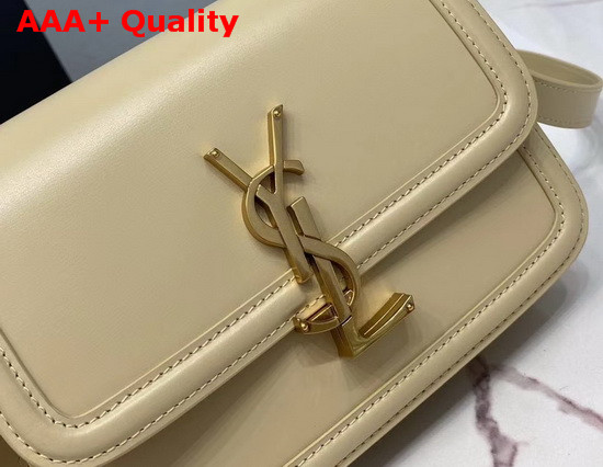 Saint Laurent Solferino Small Satchel in Box Saint Laurent Leather Beige Replica