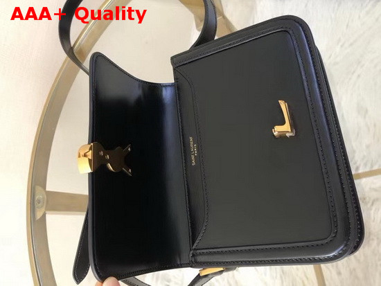 Saint Laurent Solferino Small Satchel in Box Saint Laurent Leather Black Replica