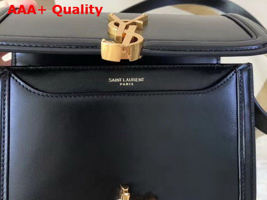 Saint Laurent Solferino Small Satchel in Box Saint Laurent Leather Black Replica