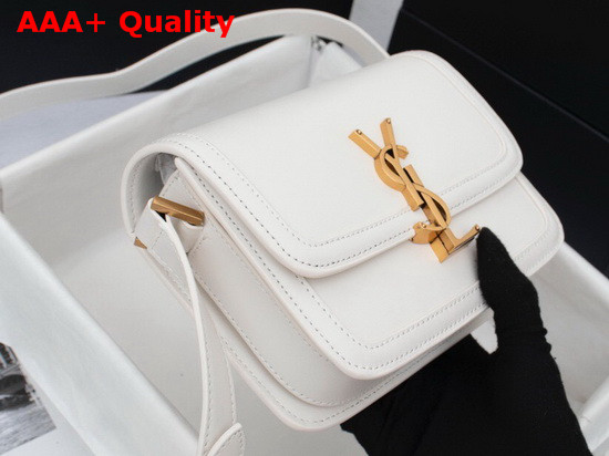 Saint Laurent Solferino Small Satchel in White Box Saint Laurent Leather Replica