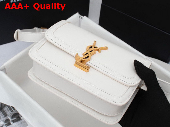 Saint Laurent Solferino Small Satchel in White Box Saint Laurent Leather Replica