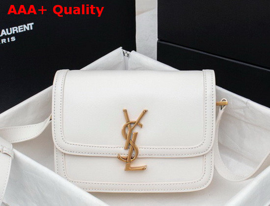 Saint Laurent Solferino Small Satchel in White Box Saint Laurent Leather Replica