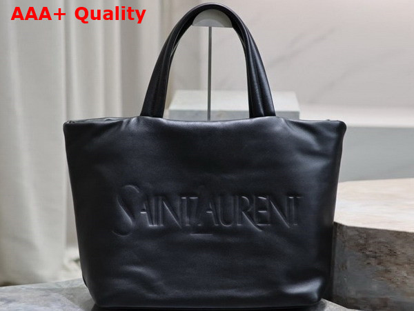 Saint Laurent Tote in Black Nappa Lambskin Replica