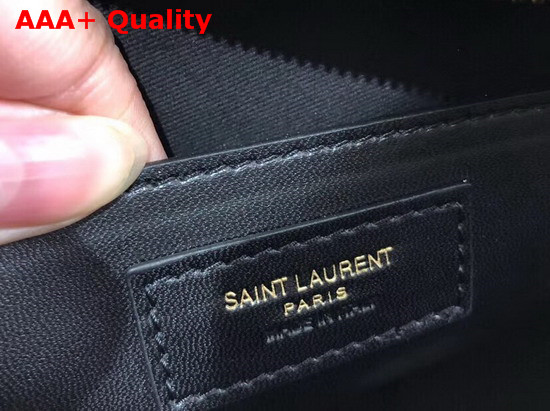 Saint Laurent Uptown Small Tote in Blanc Vintage Shiny Smooth Leather Replica