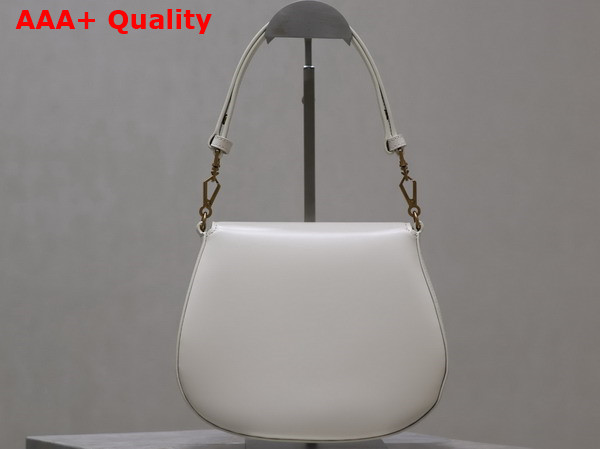 Saint Laurent Voltaire Top Handle Bag in Blanc Vintage Box Saint Laurent Leather Replica