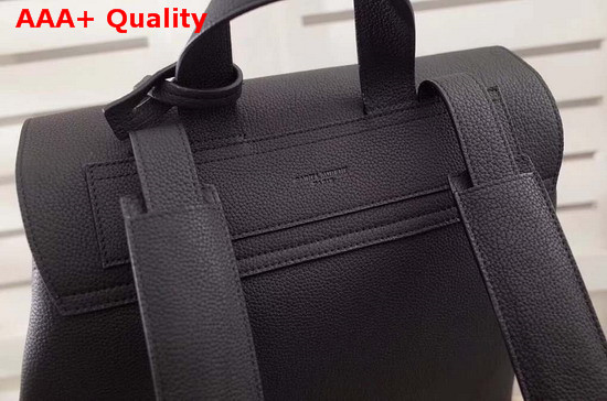 Saint Laurent Weicher Sac De Jour Rucksack Aus Schwarzem Narbenleder Black Replica