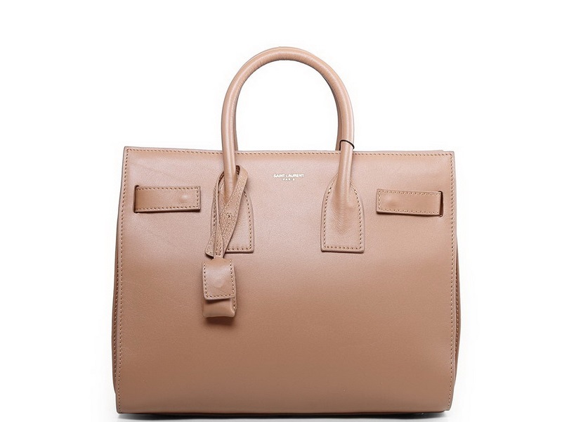 Saint laurent classic sac de jour bag in beige leather for Sale