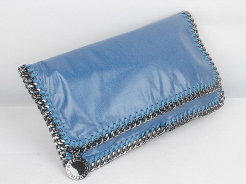 Falabella Evening Clutch in Blue for Sale