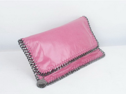 Falabella Foldover Clutch in Pink for Sale