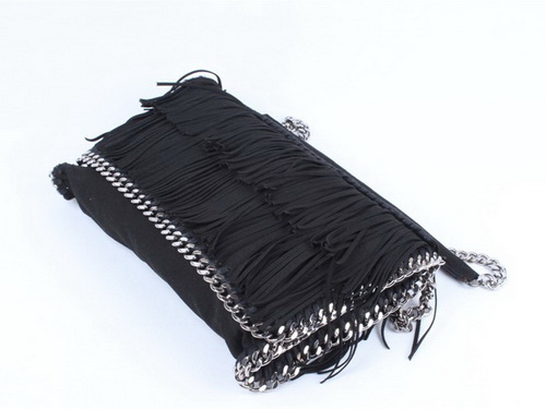 Falabella Fringe Shoulder Bag Black for Sale