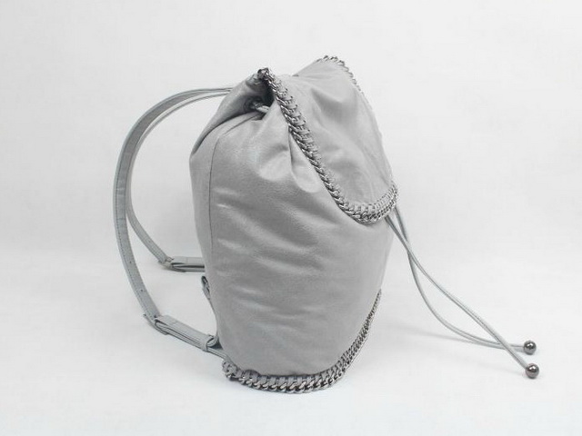 Stella Falabella Backpack in Light Grey for Sale