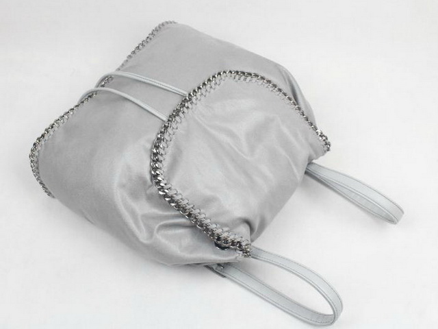 Stella Falabella Backpack in Light Grey for Sale