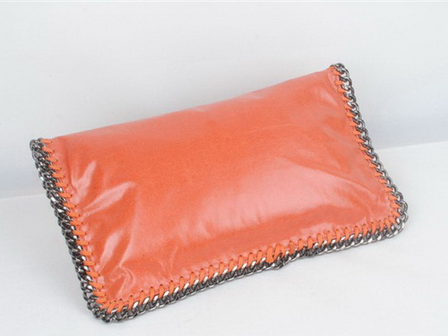 Stella McCartney Eveling Clutch in Orange for Sale