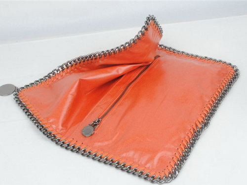 Stella McCartney Eveling Clutch in Orange for Sale