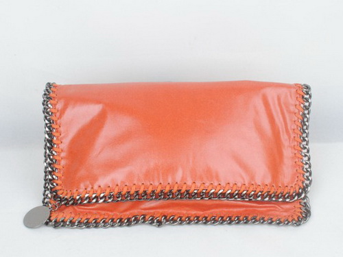 Stella McCartney Eveling Clutch in Orange for Sale