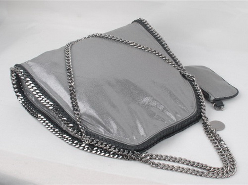 Stella McCartney Falabella Foldover Tote Silver for Sale