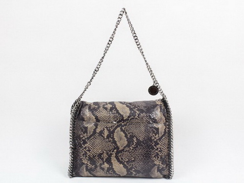 Stella McCartney Falabella Shoulder Bag Coffee Snake for Sale