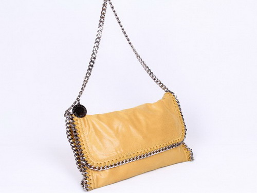 Stella McCartney Falabella Shoulder Bag Yellow for Sale