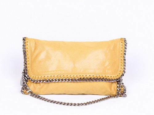 Stella McCartney Falabella Shoulder Bag Yellow for Sale