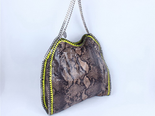 Stella McCartney Faux Python Falabella Tote Bag Brown for Sale