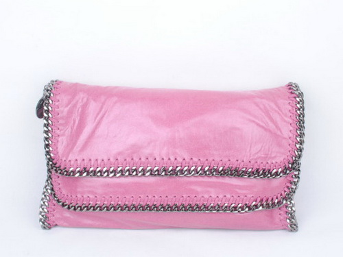 Stella McCartney Foldover Clutch Pink for Sale