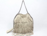 Stella McCartney Fringed Falabella Tote Cream for Sale