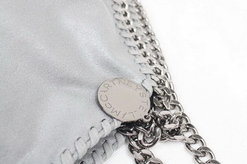 Stella McCartney Large Tote Light Grey Leather for Sale