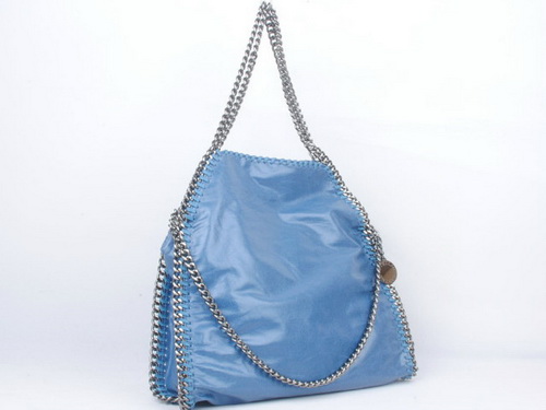 Stella McCartney Medium Foldover Tote Blue for Sale