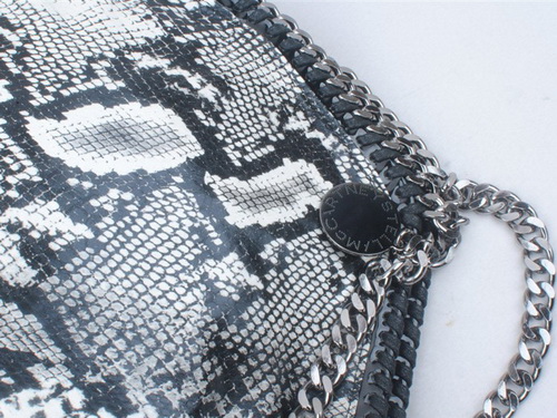 Stella McCartney Snake Print Falabella Tote Grey for Sale