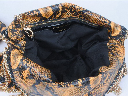 Stella McCartney Snake Print Falabella Tote Yellow for Sale