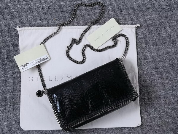 Stella Mccartney Falabella Alter Snake Cross Body Bag in Black for Sale