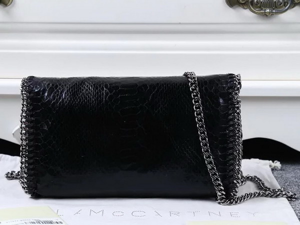 Stella Mccartney Falabella Alter Snake Cross Body Bag in Black for Sale