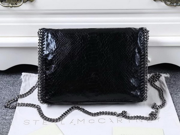 Stella Mccartney Falabella Alter Snake Mini Bag in Black for Sale