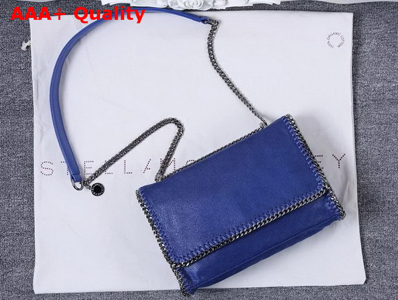 Stella Mccartney Falabella Blue Chain Shoulder Bag Replica